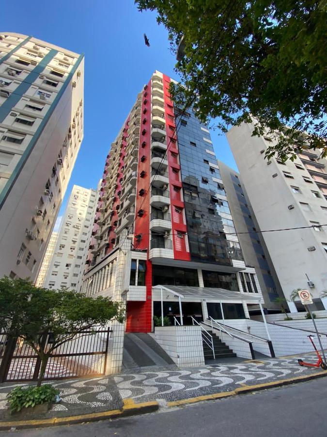 FLAT - acomoda até 4 hóspedes - Bairro do Gonzaga - Santos SP Santos (Sao Paulo) Exterior foto